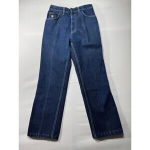 Kenny Rogers by Karman Women's Straight Leg Blue Denim Jeans - Size 28x27.5
